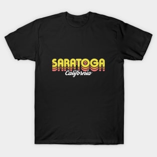 Retro Saratoga California T-Shirt
